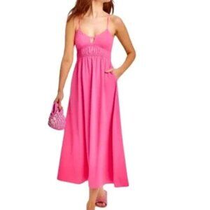 Target - A New Day Spaghetti Strap MIDI Dress Pink Women's M